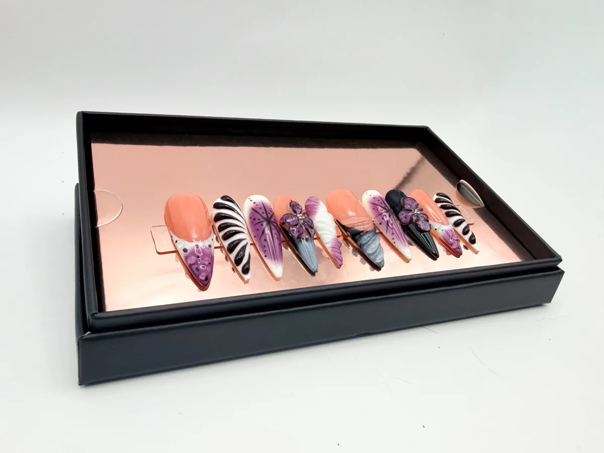 Royal Instinct Hand Made Stilletto Nails