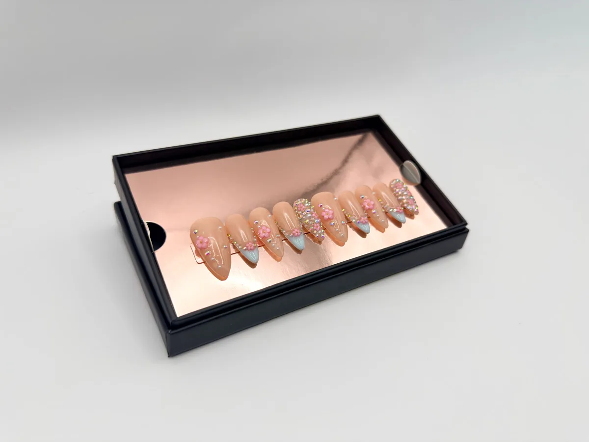 Pixie Dust Hand Made Stilletto Nails