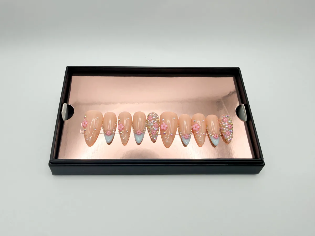 Pixie Dust Hand Made Stilletto Nails