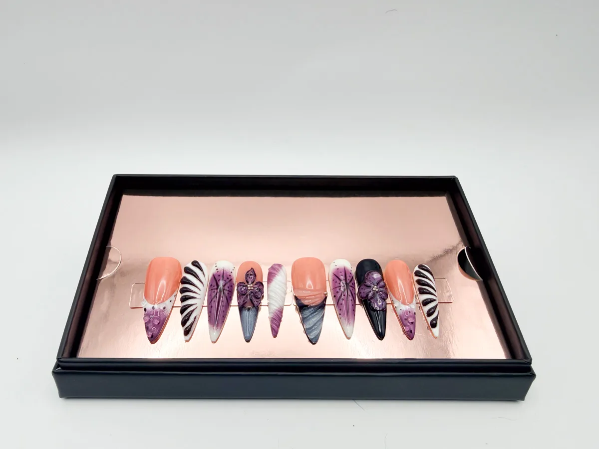 Royal Instinct Hand Made Stilletto Nails