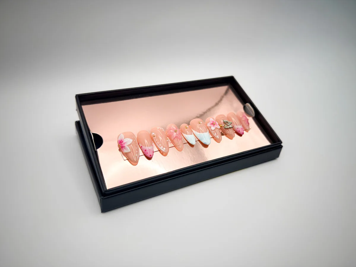 Pixie Petals Hand Made Almond Nails