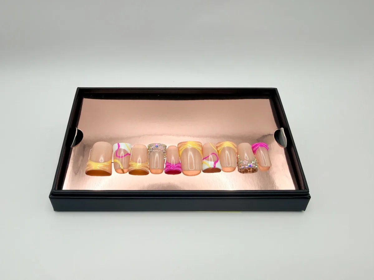 Summer Rush Hand Made Flare Duck Nails